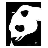 giant panda portrait