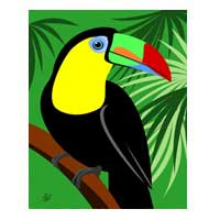 toucan digital art