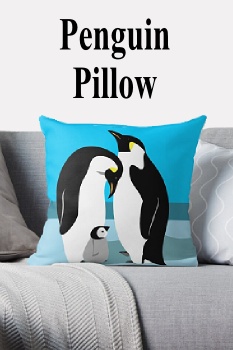 penguin pillow