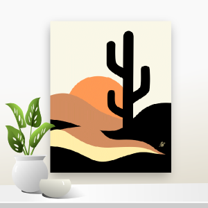 Desert Cactus Landscape